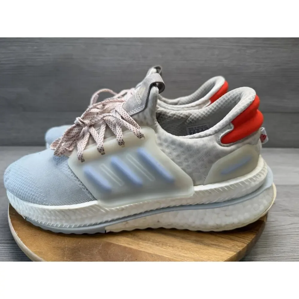 adidas X PLRBOOST Running Shoes Blue Cushioned Comfort Sports Trainers. Women 10